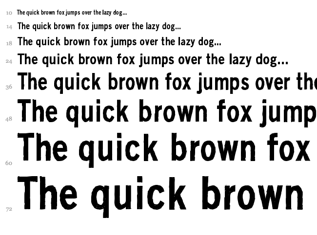 Black is not a color font waterfall